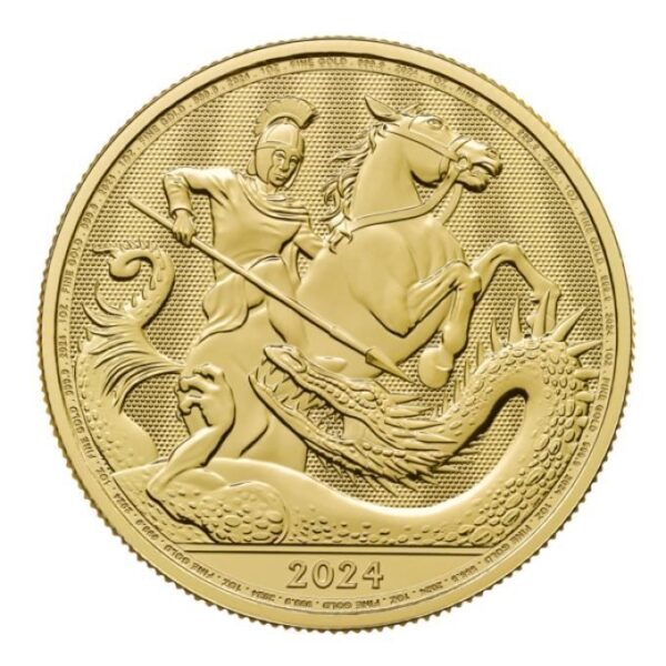 2024 1oz UK George and the Dragon Gold Coin