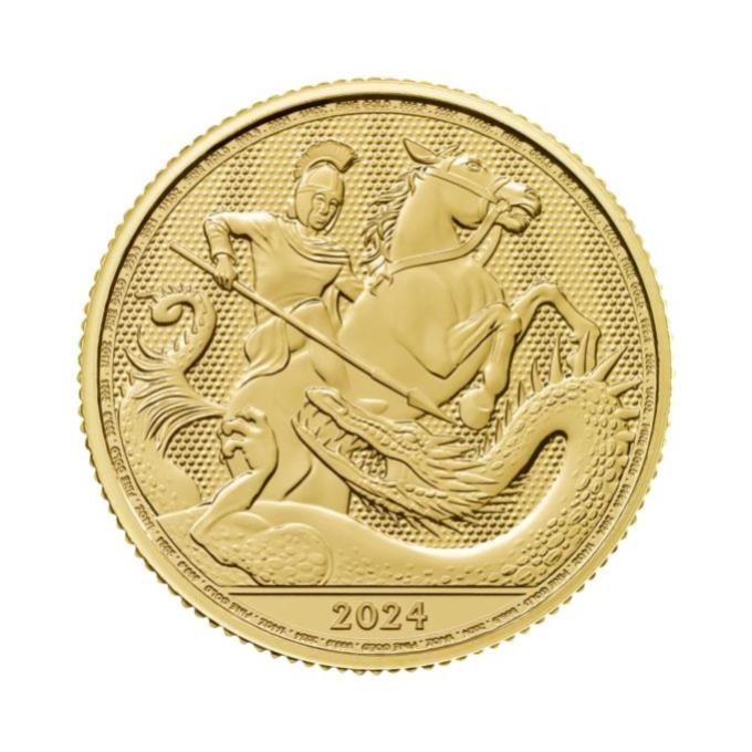 2024 1/4oz UK George and the Dragon Gold Coin