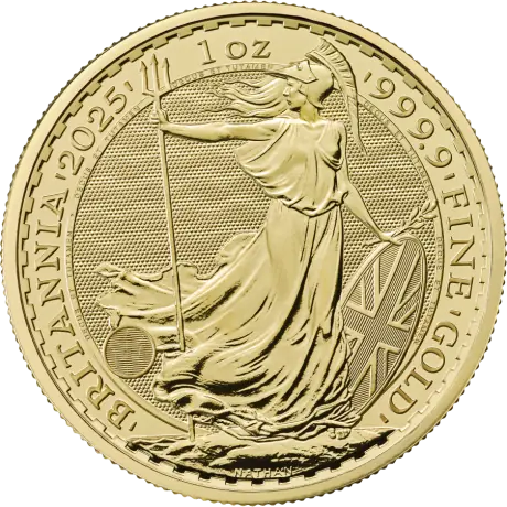 2025 1oz UK Britannia Gold Coin