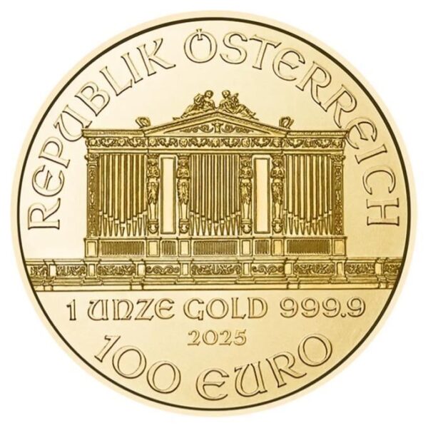 2025 1oz Austrian Philharmonic Gold Coin