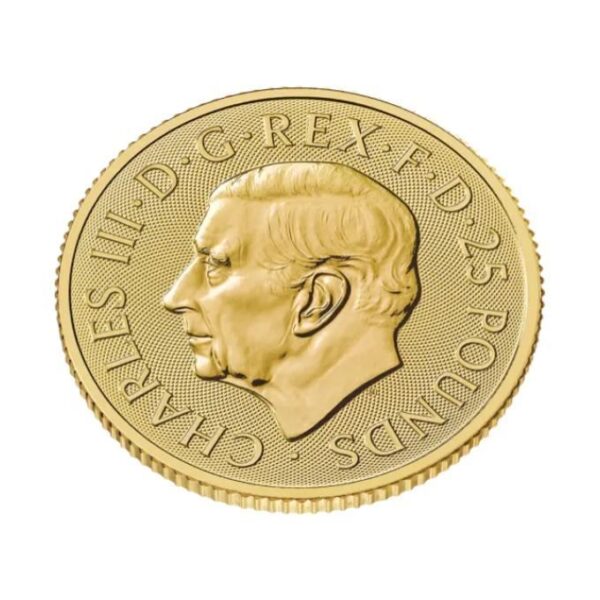 2025 1/4oz UK Britannia Gold Coin - Image 4