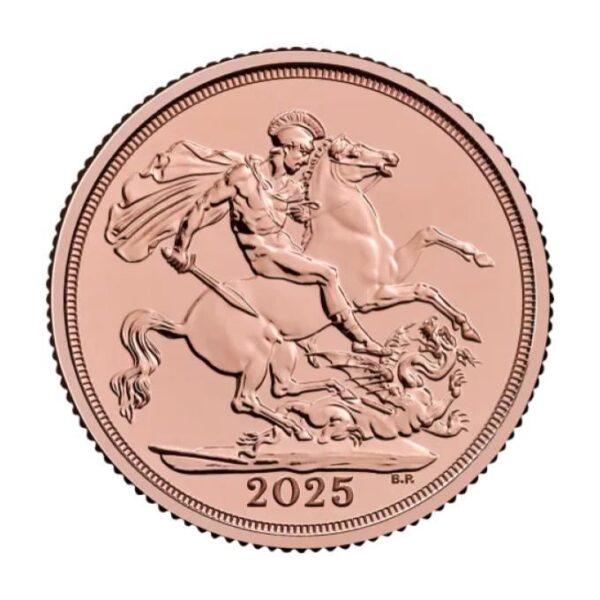 2025 UK 1/2 Sovereign Gold Coin