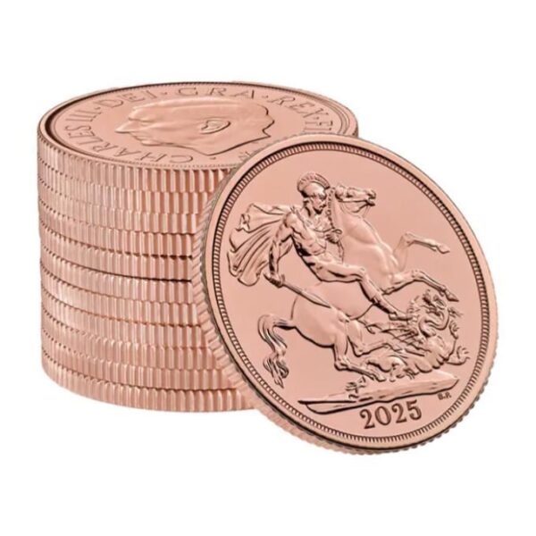 2025 UK 1/2 Sovereign Gold Coin - Image 3