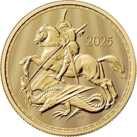 2025 1oz UK St George and the Dragon Gold Coin