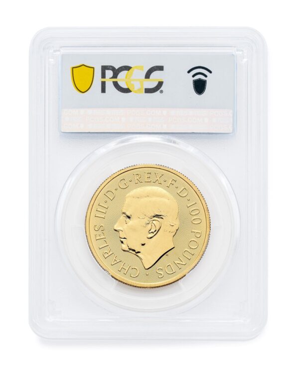 PCGS 2025 1oz Tudor Beast 'Greyhound' Gold Coin MS67 - Image 2