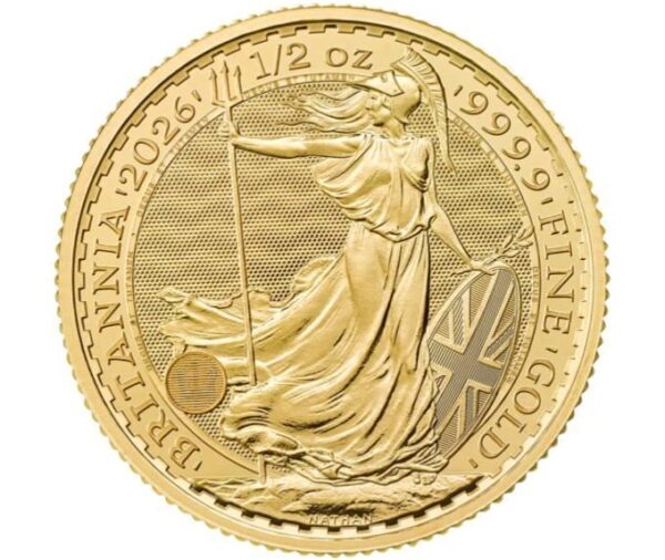 2026 1/2oz UK Britannia Gold Coin