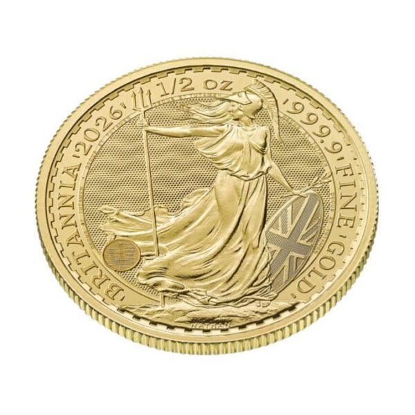 2026 1/2oz UK Britannia Gold Coin - Image 3